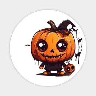 Cute Halloween Jack-O-Lantern Magnet